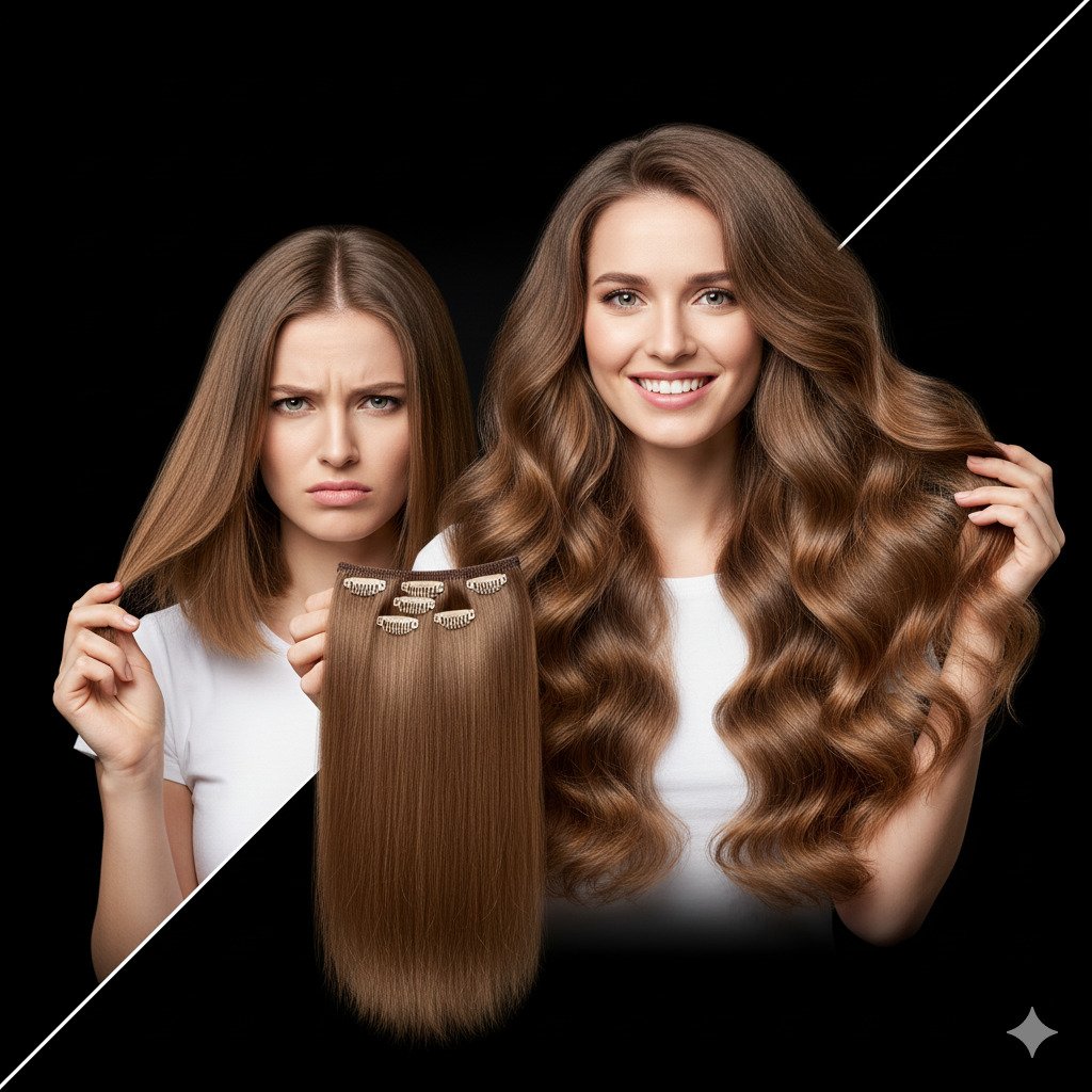 remy clip in hair extensions
