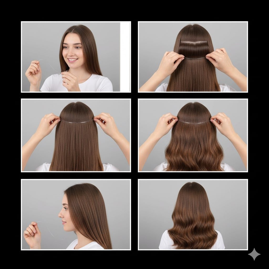 wire hair extensions